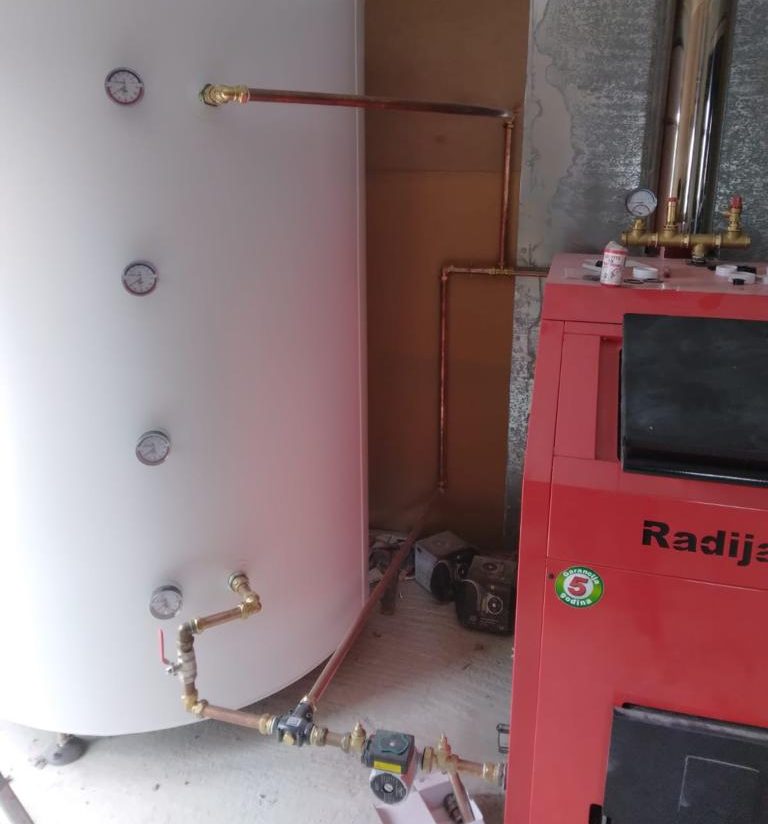 Solid Fuel Boiler - Radijator Series K Boilers at Axe Biotech based in County Carlow